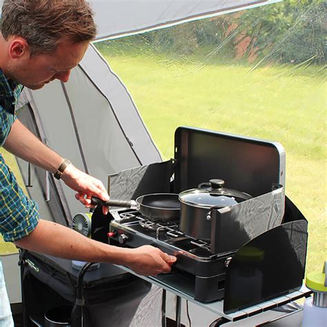 twin burner gas stove & grill